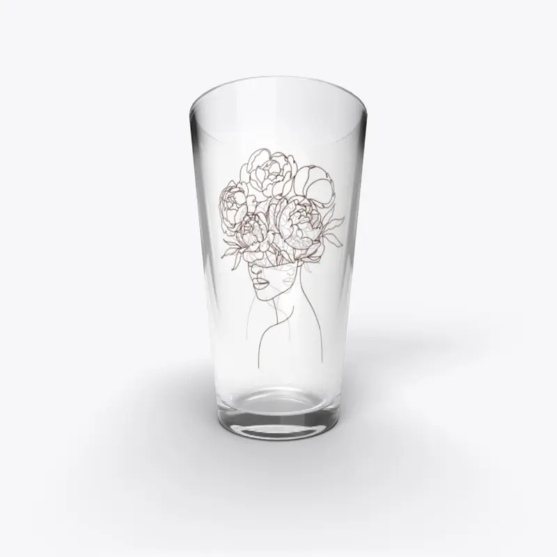 Peony Lady Drink Vessels